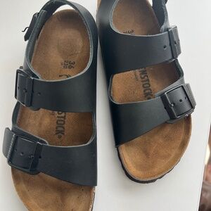 Birkenstock Milano Black women EU 36 , US 5.5 , like new!
